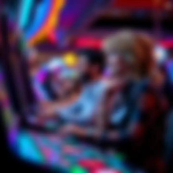 Illustration of Australian players enjoying free spins on a digital casino platform