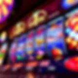 Colorful digital slot machine reels with Australian symbols and vibrant graphics