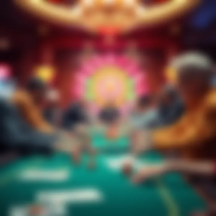 Visual representation of regulatory debate and public discussion about casino industry regulations