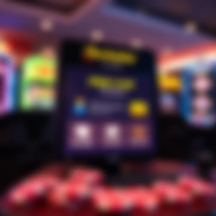 Interface showing how to claim free chip promotions on a gaming platform for Australian players