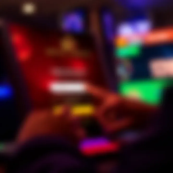 User entering login credentials on Royal Reels platform