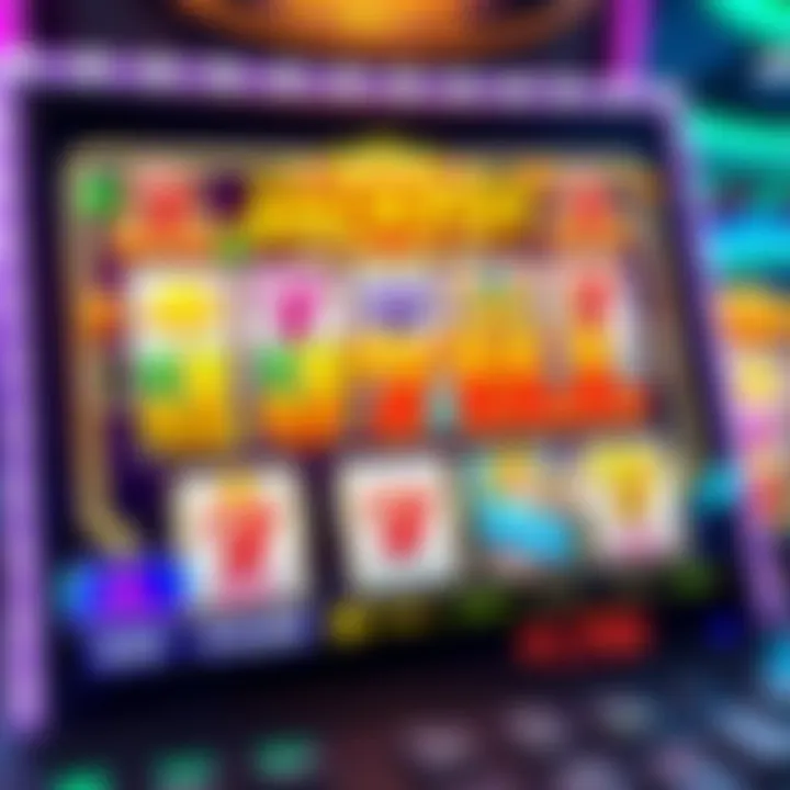Jackpot Jill online pokies game interface with colorful reels and vibrant symbols