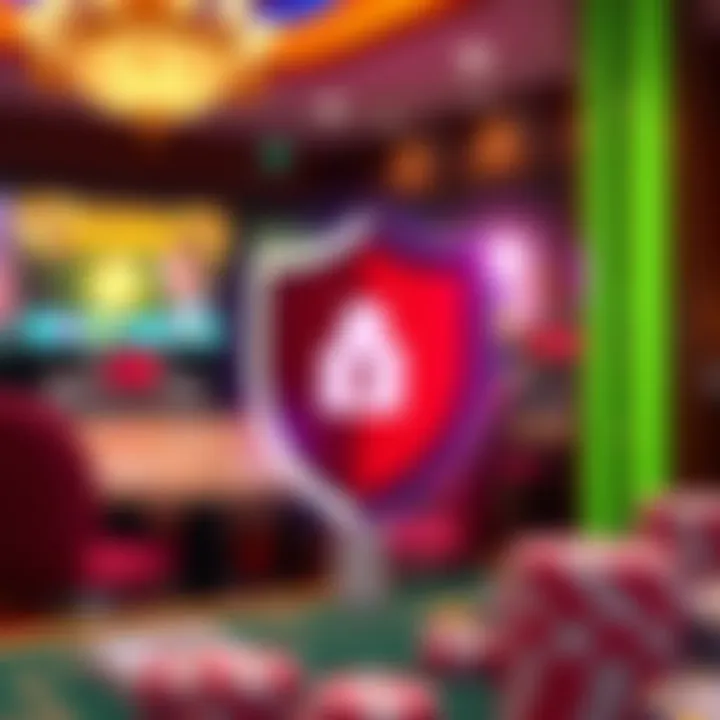 Reliable and Secure Payment Options for Players at Ricky Casino Secure online payment methods icons with a shield symbolizing safety and trustworthiness