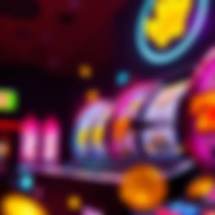 Bonus round feature in Hellspin with glowing jackpots and wild icons