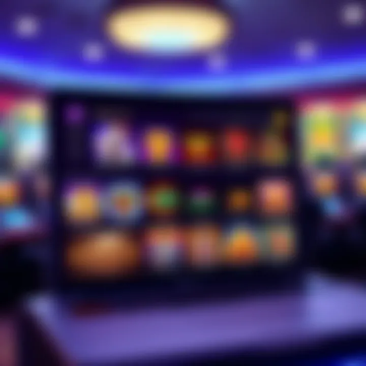 User-friendly interface of Jackpot Jill app showing various casino game options