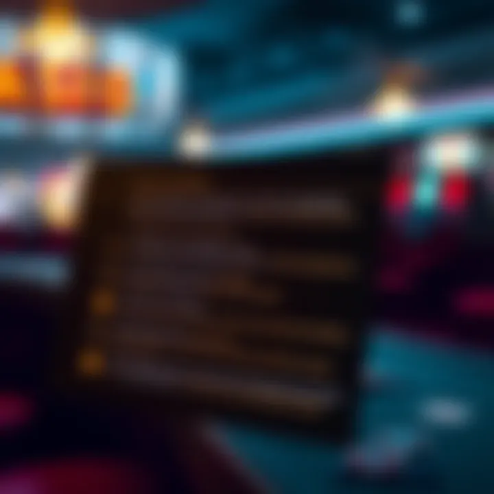 Visual guide displaying terms and conditions for no deposit bonuses with icons