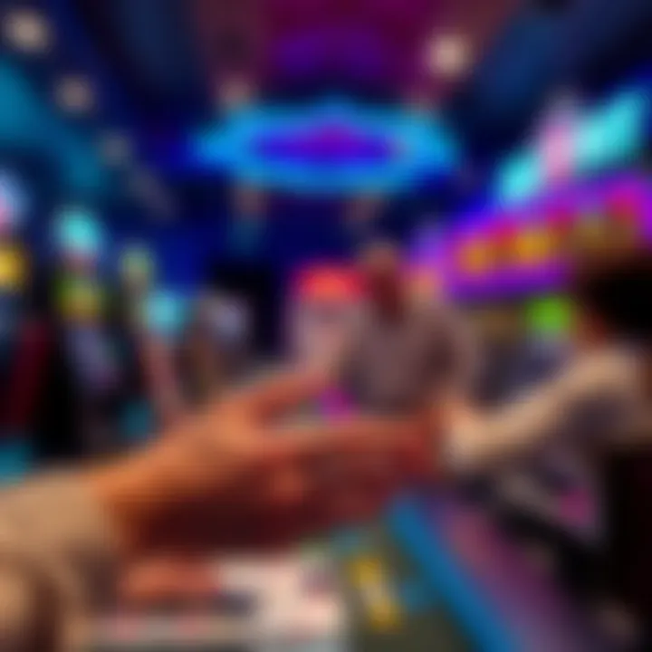 Illustration of secure digital transactions and multiple payment options for online casino users