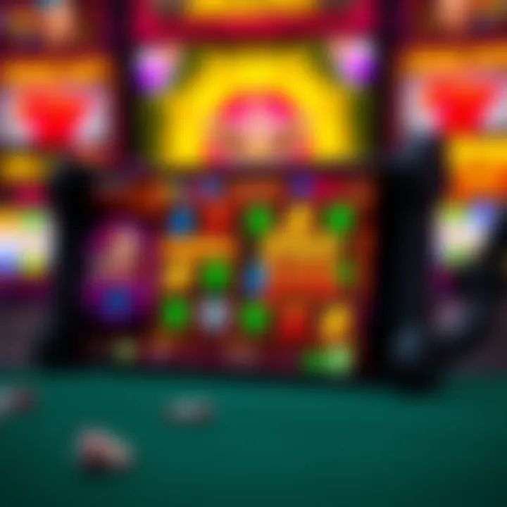 Mobile screen displaying Jackpot Jill slot game interface with vibrant symbols and jackpot feature