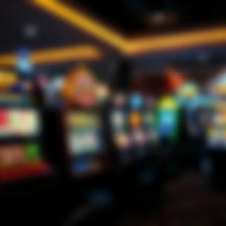 Online casino interface showcasing a variety of digital slot machines and card games accessible to Australian players
