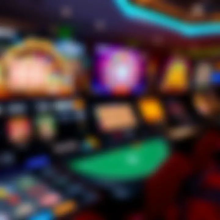 Online casino interface showing a variety of slot and table games available for Australian players