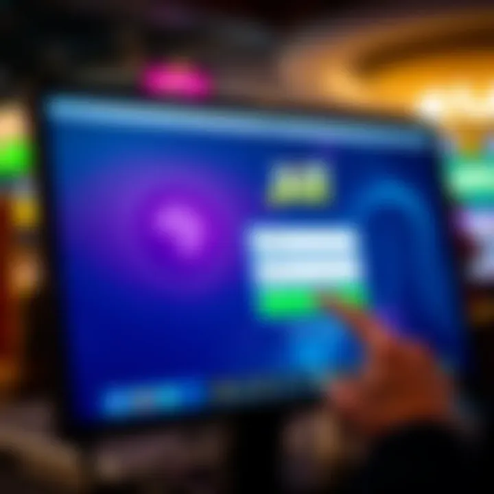 User entering credentials on Jackpot Jill online casino login screen