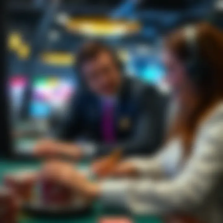 Support team assisting with account login issues for Royal Reels casino users