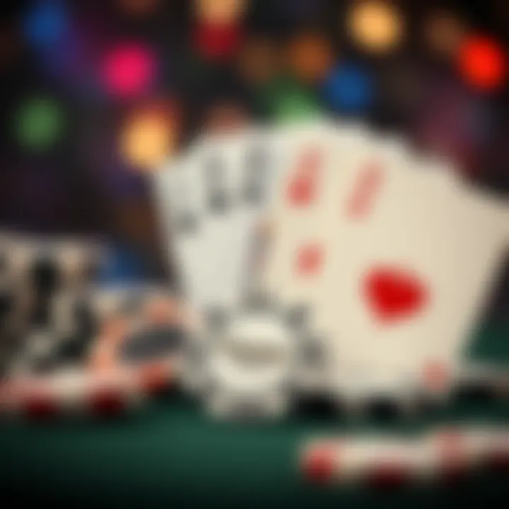 Illustration of casino chips and cards symbolizing bonus offers and gaming opportunities