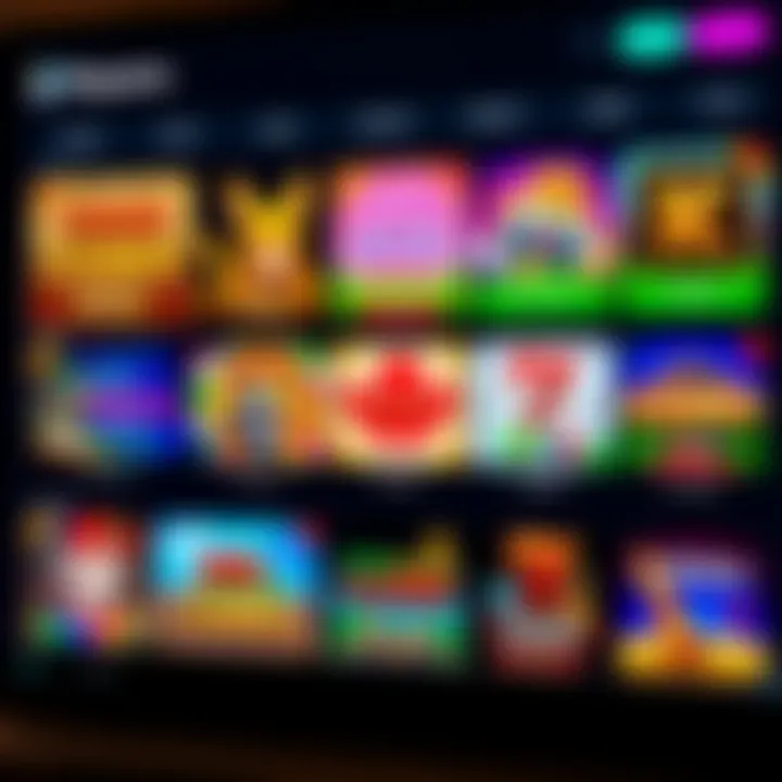 Playamo Casino digital interface showcasing diverse casino games available to Canadian players
