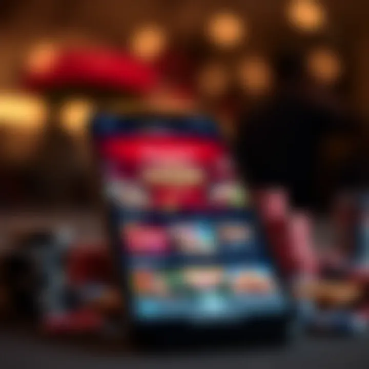 Mobile device displaying a secure and user-friendly PlayAmo casino interface