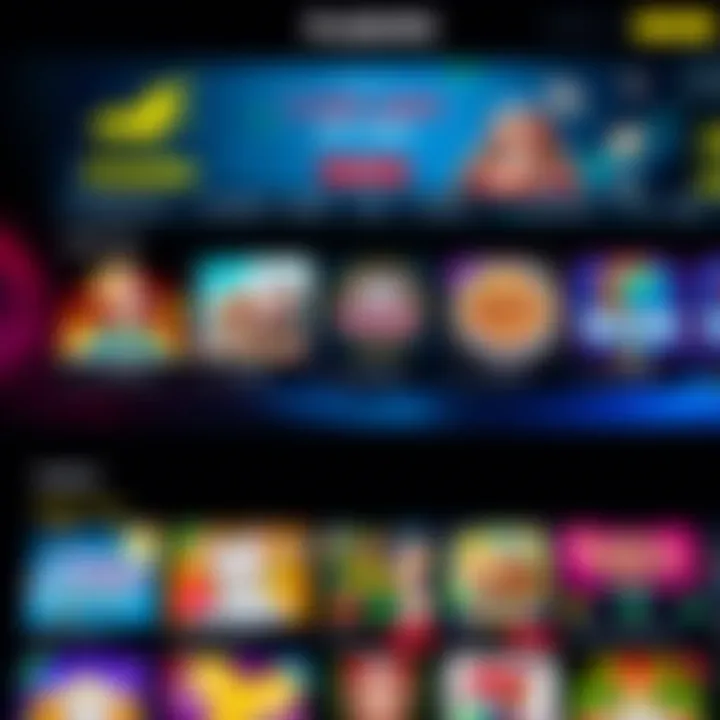 Playamo casino homepage showcasing diverse slot games and vibrant casino interface