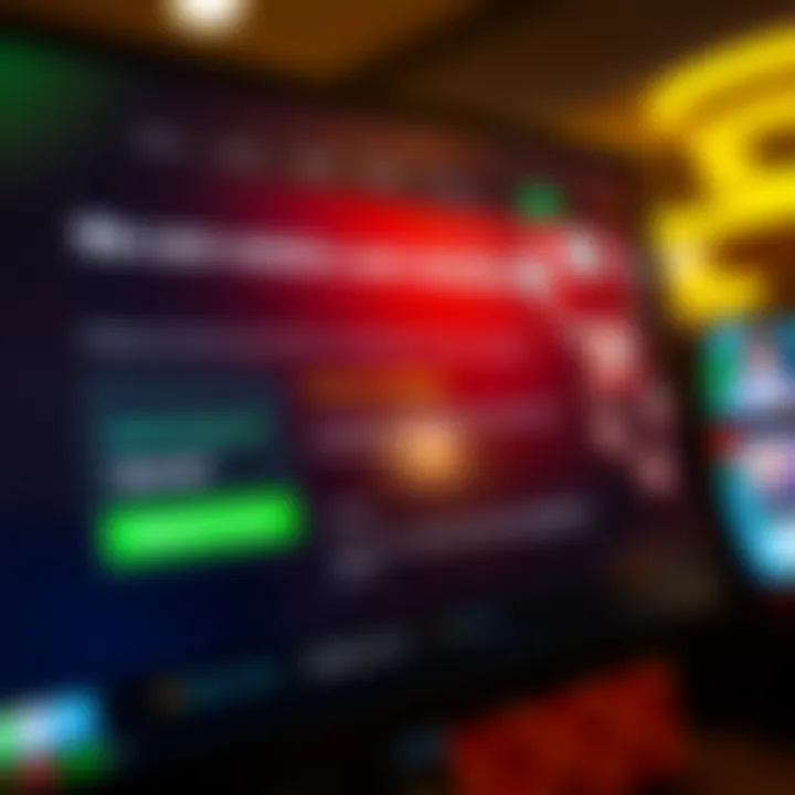 Secure online casino website interface showing payment options and responsible gambling message