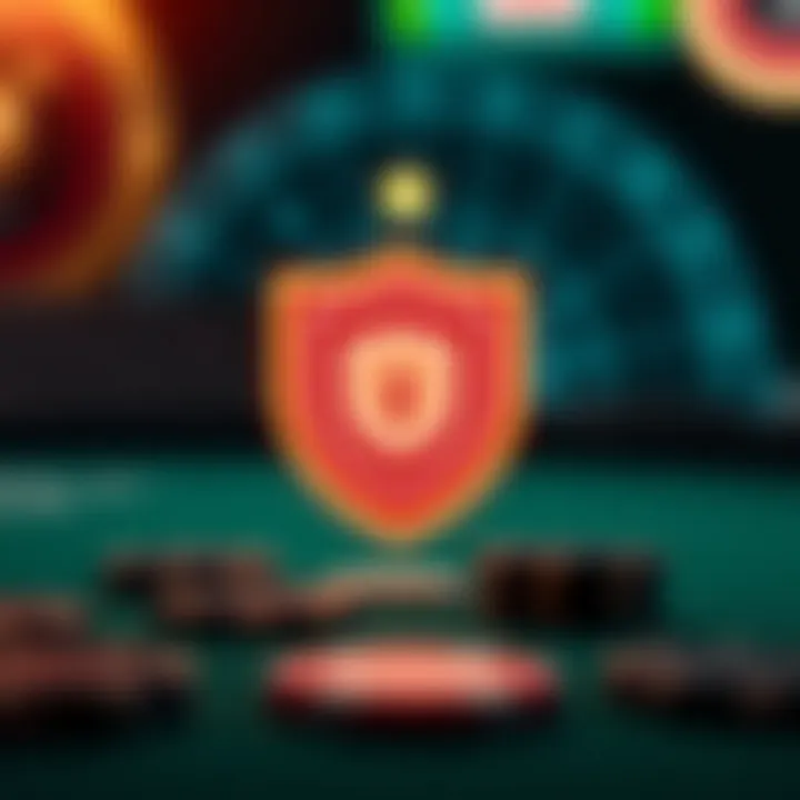Responsible Gaming Practices for Online Pokies Safe and responsible gaming concept with a casino chip and secure shield icon