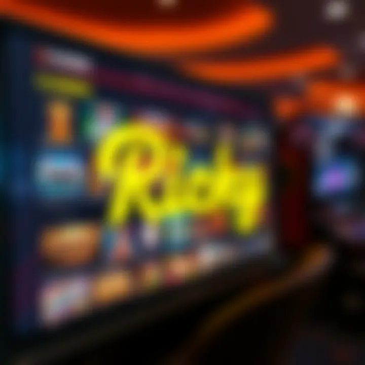 User-friendly interface displaying Ricky Casino's diverse game selection