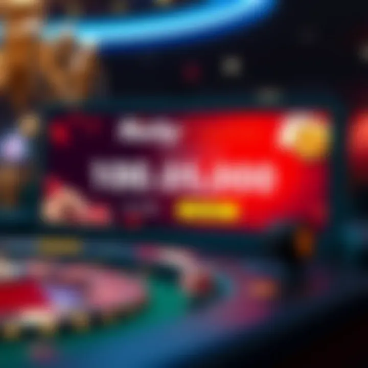 Bright casino interface displaying bonus offer details