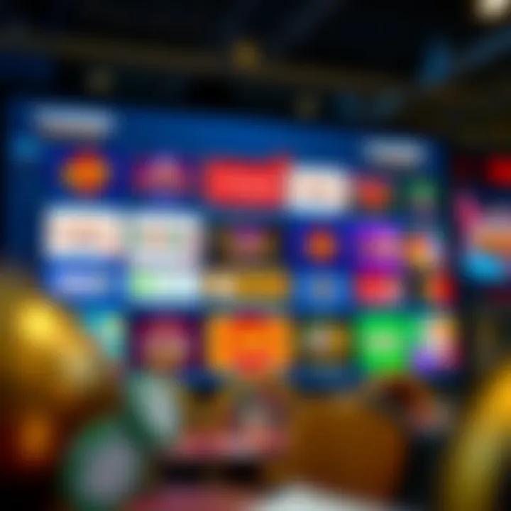 Display of various online casino bonus codes against a digital background