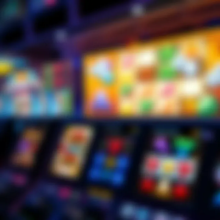 Selection of popular slot games available for free spins at Ricky Casino