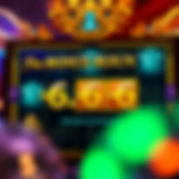 Online slot game bonus round screen highlighting free spins and multipliers in a colorful layout