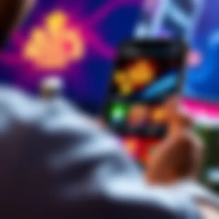 Mobile device displaying Royal Reels Casino interface with bonus offers and secure payment icons