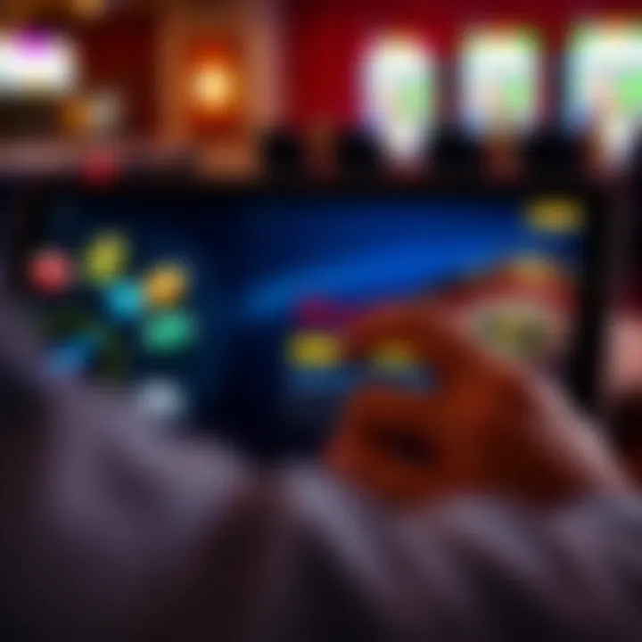 User logging into the Royal Reels 3 online casino platform on a digital device