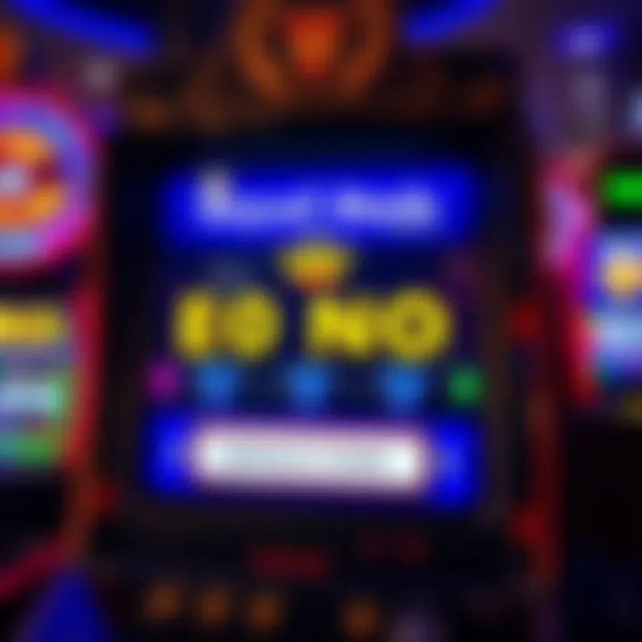 Digital Slot Machine Featuring Bonus Code Entry for Royal Reels Illustration of a digital slot machine highlighting bonus code entry field