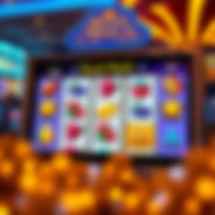 Royal Reels online pokies game interface showing vibrant reels with classic fruit symbols and bonus icons