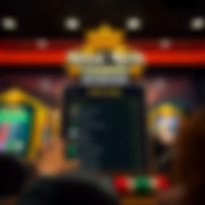 Secure transaction options displayed on casino banking page