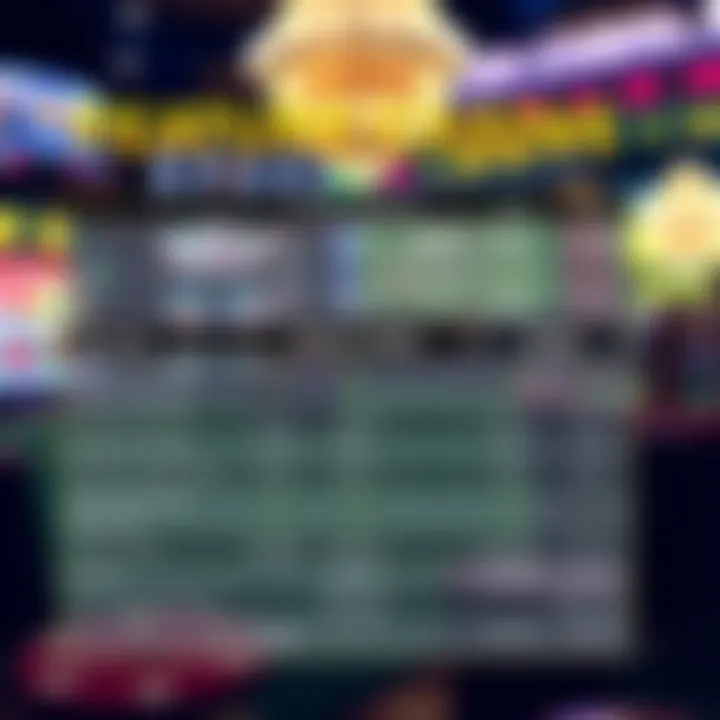 Comparison chart highlighting features and unique offerings of Royal Reels and its related platforms