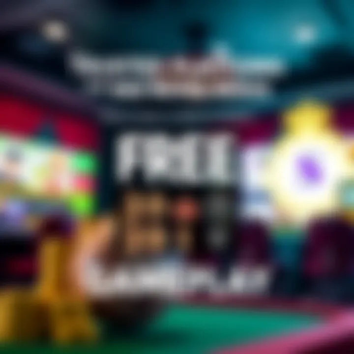 Graphic showing safe online casino platforms with a focus on Royal Reels free play options