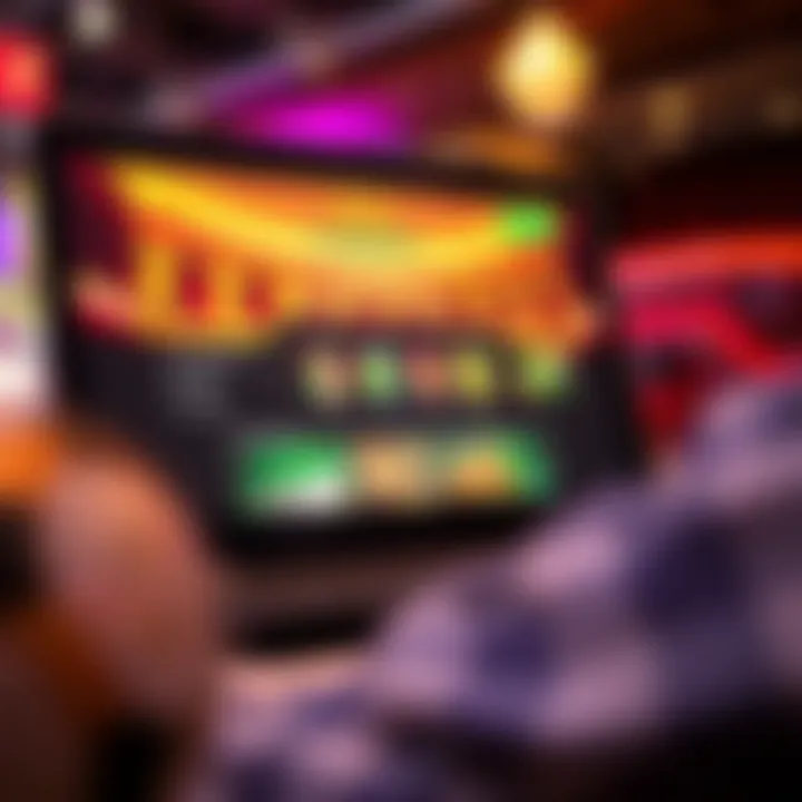 Safe and secure online casino platform shown on a laptop screen