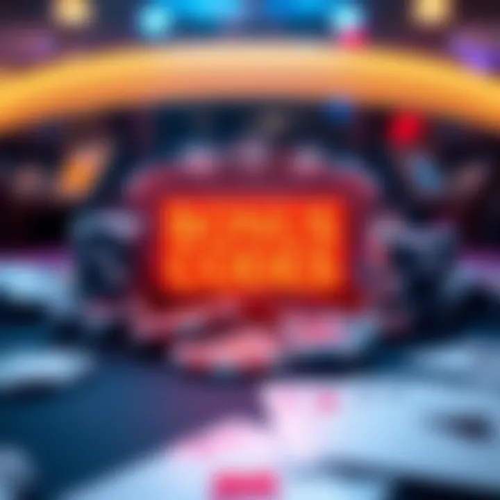 Visual Representation of Casino Bonus Codes and Rewards Illustration of a glowing bonus code symbol surrounded by casino chips and playing cards