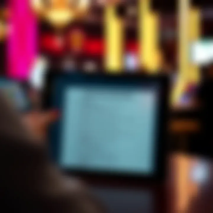 Graphic showing terms and conditions checklist on digital tablet