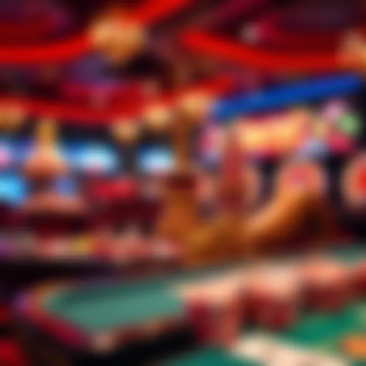 Visual representation of different types of casino bonuses and promotions available