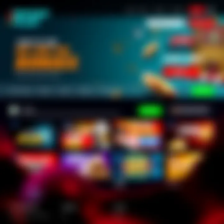 Rocketplay casino homepage showcasing promotional banners and bonus offers