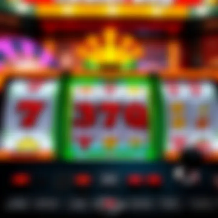 Illustration of a digital slot machine with free spins and bonus symbols