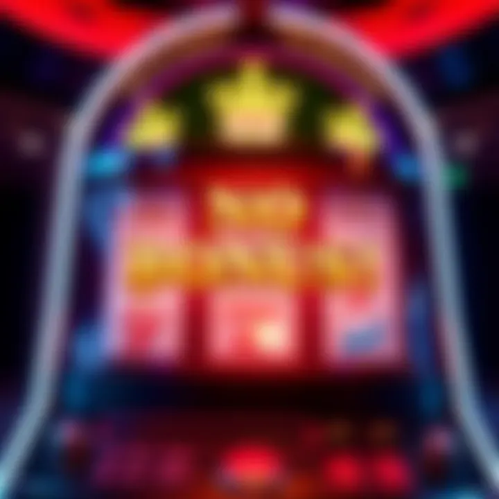 Illustration of a casino slot machine with a glowing bonus symbol highlighting the concept of no deposit bonuses