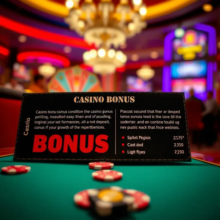 A focused view of a digital coupon with highlighted terms and conditions for a casino bonus