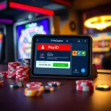 Digital wallet interface showing PayID transaction option for casino payment