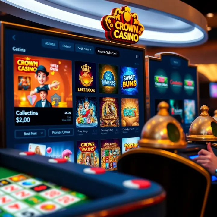Online casino interface showcasing a variety of slot games and table options