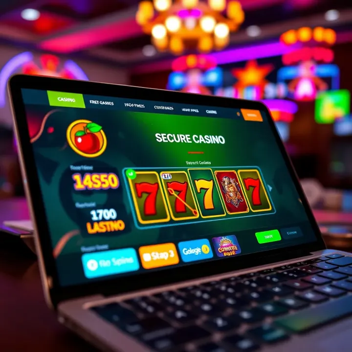 Safe and secure online casino platform showcasing free pokies options on a digital device