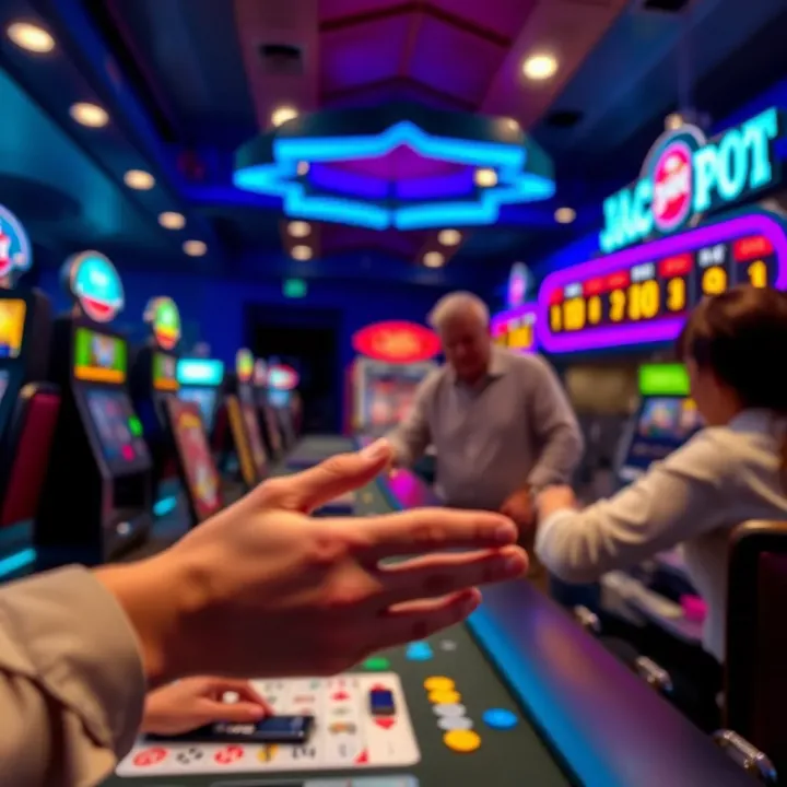 Illustration of secure digital transactions and multiple payment options for online casino users