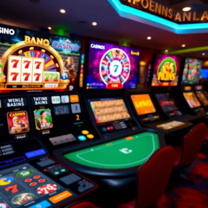 Online casino interface showing a variety of slot and table games available for Australian players