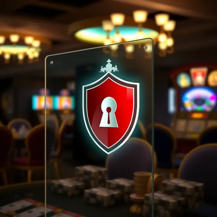 Secure shield icon symbolizing account protection in digital environment