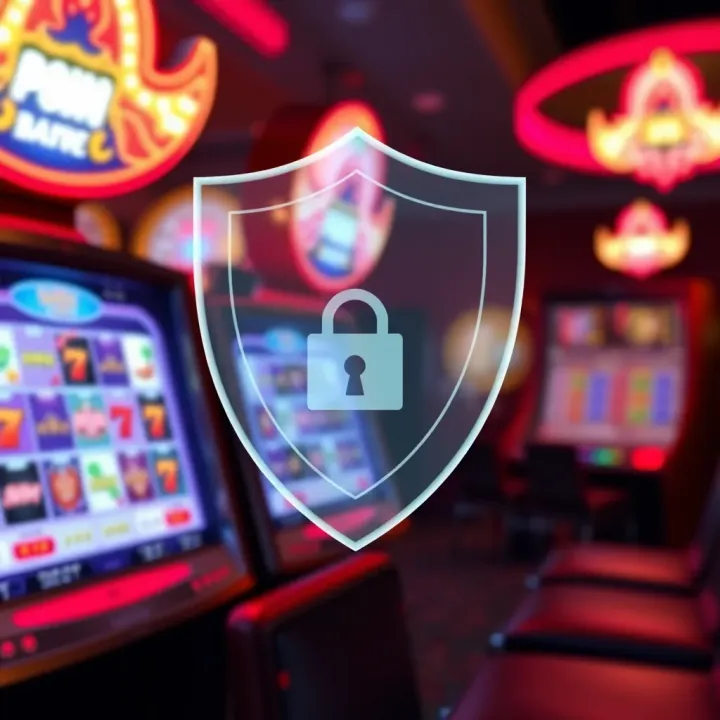 Illustration of a secure shield symbol representing protection and privacy for online gaming accounts