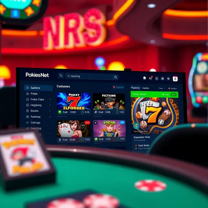 Navigating the Pokies Net User Dashboard and Account Features Dashboard view displaying account management and navigation options on Pokies Net